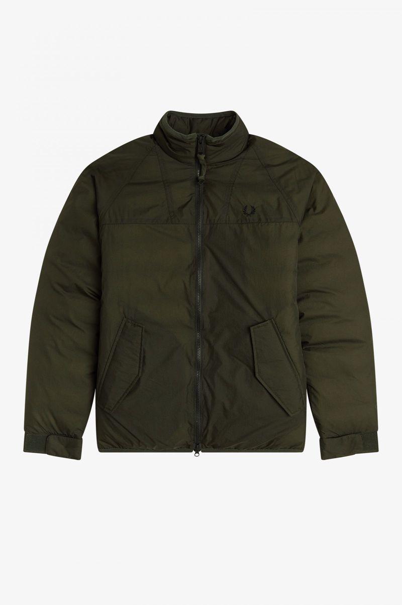 Green Fred Perry Insulated Zip-Through Men's Jackets | PH 1196HAPK